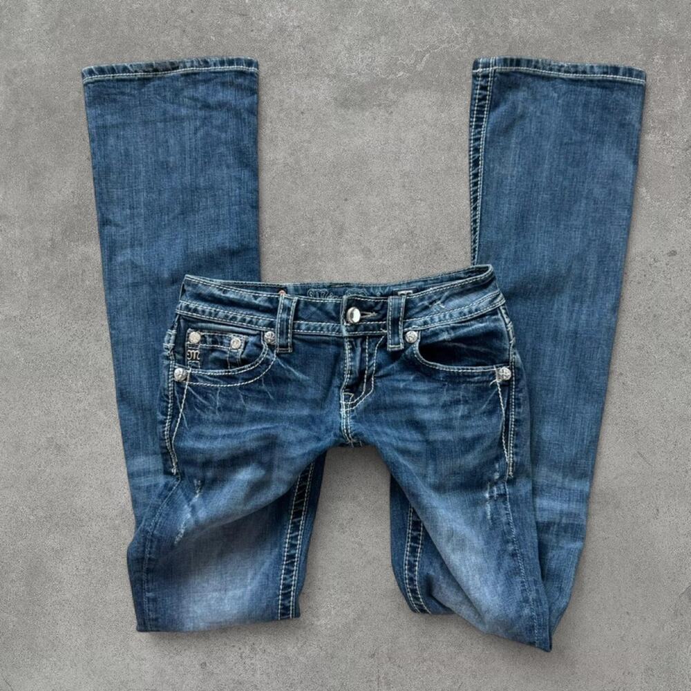 Miss me y2k bootcut low rise jeans - Picture 1 of 8